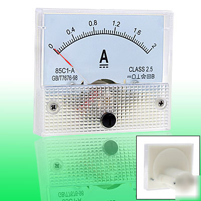 Dc 2A amp ampere precise panel meter for electrician