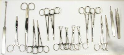 Feline spay surgery pack surgical veterinary instrument