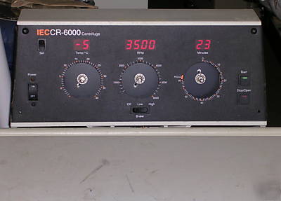 International iec cr-6000 refrigerated centrifuge,works