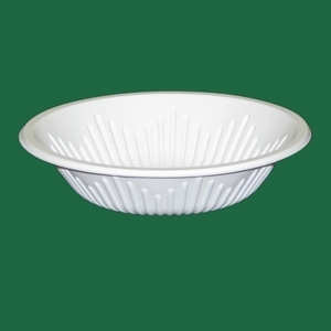 Small bioplastic bowl - 12 oz (100 pack=100 bowls)