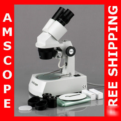 Stereo dissecting binocular microscope 10X 20X 30X 60X