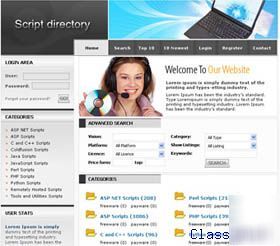 Scripts directory website with google adsense & domain.
