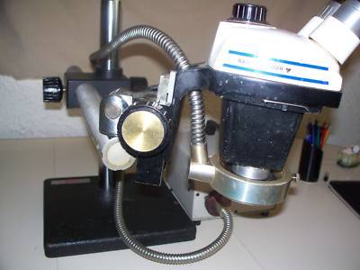 Bausch & lomb stereo zoom 5 microscope on boom stand