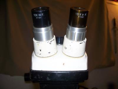 Bausch & lomb stereo zoom 5 microscope on boom stand