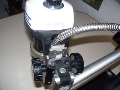 Bausch & lomb stereo zoom 5 microscope on boom stand