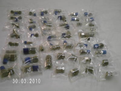 Lot of 50 let-lock #316 s.s. tube fittings 