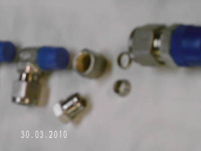 Lot of 50 let-lock #316 s.s. tube fittings 