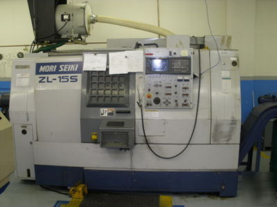 Mori seiki ZL15S with dual turrets and sub spindle