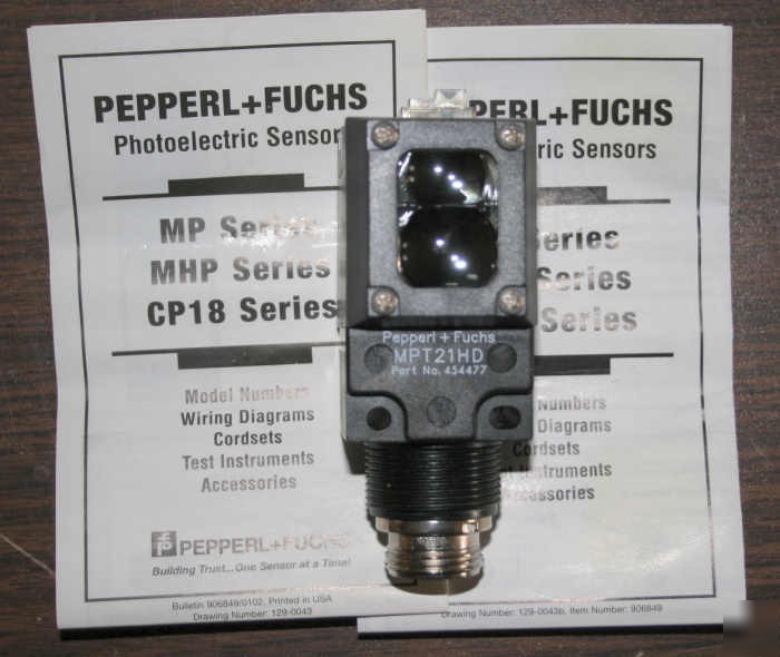 Pepperl-fuchs polarized photo sensor MPP1HD MPT21HD 