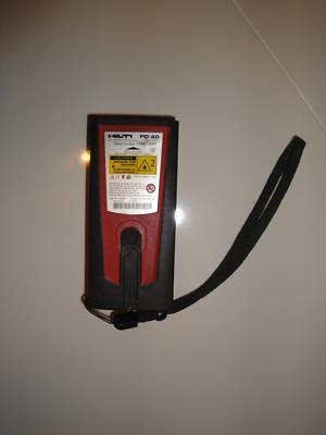 Used PD40 red laser range meter in good condition 