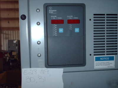 Westinghouse circuit breaker cabinet 2000 a nice 