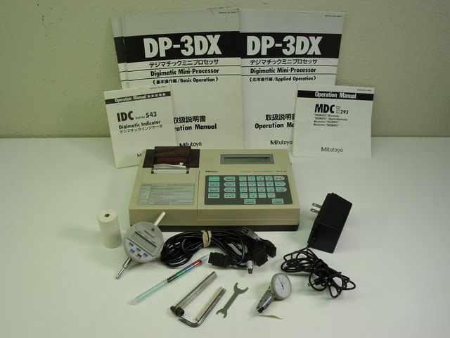 Mitutoyo dp-3DX digimatic mini-processor in case - plus