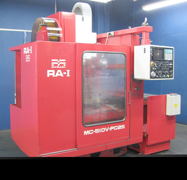 1987 matsuura #ra-1 cnc vertical machining center
