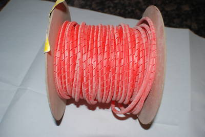 1/4 inch od spiral wrap red 100 feet