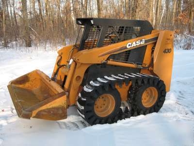 2005 case 430 skid steer lift