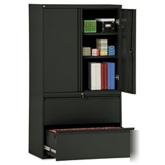 Alera twodrawer lateral file cabinet with storage