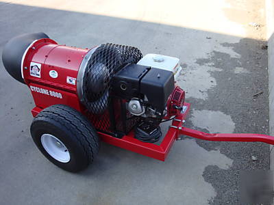 Buffalo turbine leaf & debris blower, dust suppression