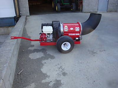 Buffalo turbine leaf & debris blower, dust suppression