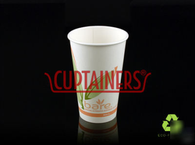 Eco friendly eco friendly 16 oz bare pla hot cup