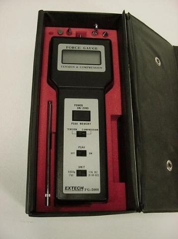 Extech push/pull handheld digital force tension gauge