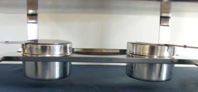 New 8 quart stainless steel chafing dish set