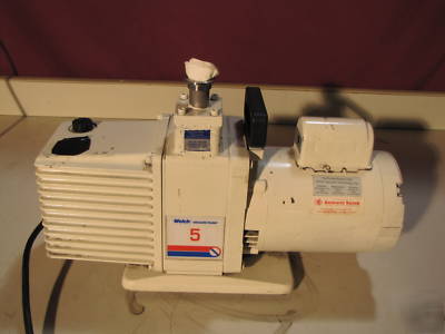 Welch 5 model 8915 1/2 hp vacuum pump