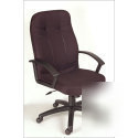 Boss high-back fabric executive chair, burgundy