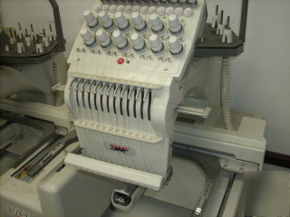 Swf BT1202D 2 head 12 needle embroidery machine 