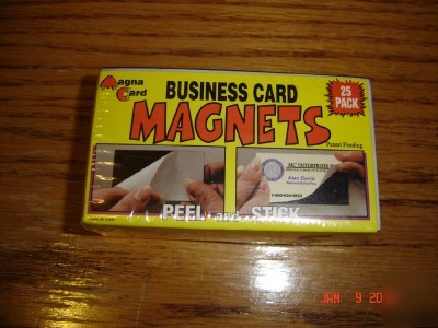 Business card magnets 25 pack 34 milthick nip 