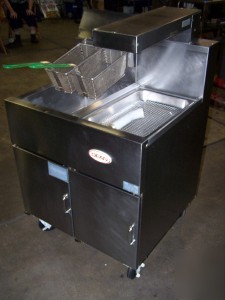 Dean single bay fryer w/dumpstation gas 50 lbs