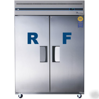 Everest upright reach in refrigerator freezer - ESWRF2
