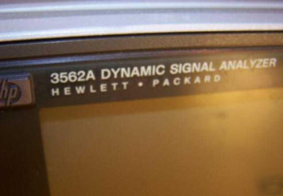 Hp agilent 3562A dynamic signal analyzer