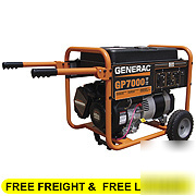 New generac 5625 gp series 7000 watt portable generator