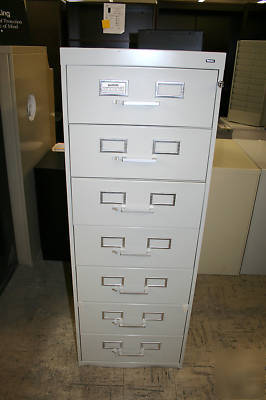 Nice 7-drawer multimedia cabinet for 5X8 cards 