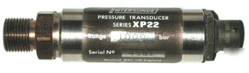 Pressure transducer 1000 bar 15000 psi intersonde XP22 