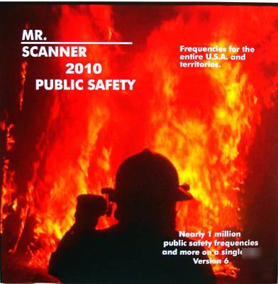 2010 mr. scanner public safety cdrom police fire rescue