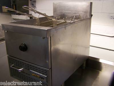 Anets an-CF14 golden fry 30LB gas pot countertop fryer