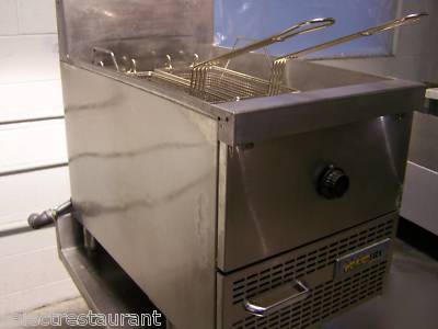 Anets an-CF14 golden fry 30LB gas pot countertop fryer