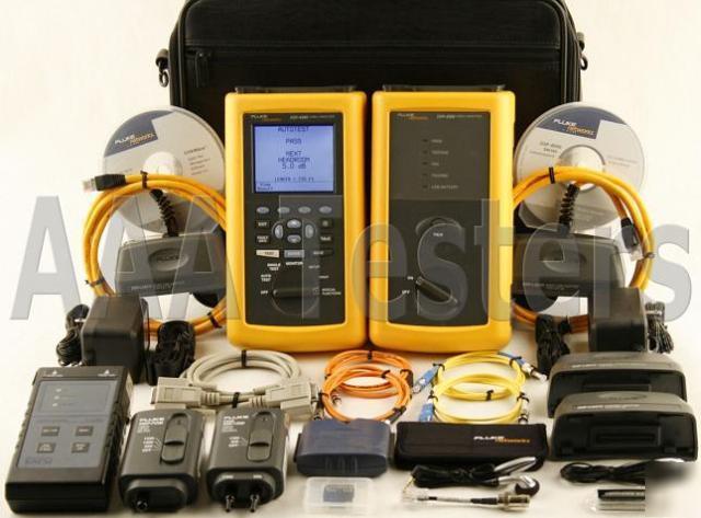 Fluke dsp-4100 CAT6 sm / mm fiber cable tester DSP4100