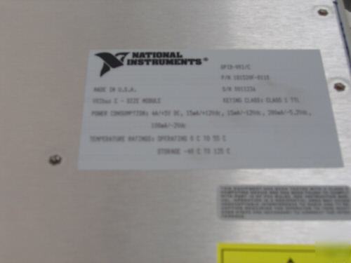 National instruments gpib interface for vxi bus