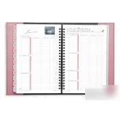 New pink ribbon weekly planner - 5-1/2IN x 8-1/2I