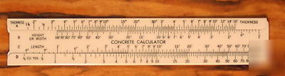 New vintage concrete calculator sto ay cement renton wa 