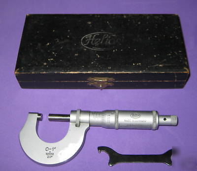 Helios precision machinist tools # 0-1 micrometer