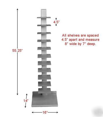 Home furnishings/book storage/spine book tower