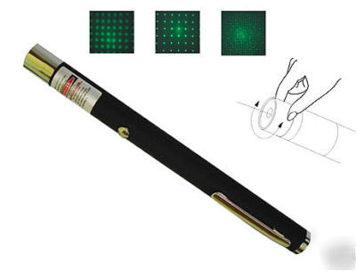 2 IN1 sky green laser pointer star projector-pen style
