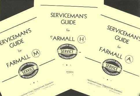 3 farmall a h m tractor manuals serviceman operator