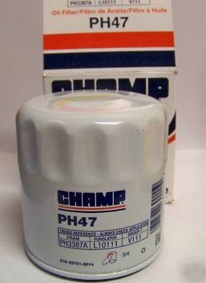 Champ PH47 oil filter buick chevrolet gmc jeep X12