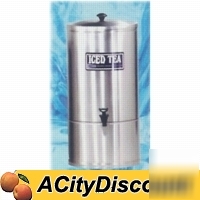 New cecilware 2 gal stainless steel iced tea dispenser
