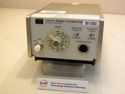 11683A hp power meter range calibrator