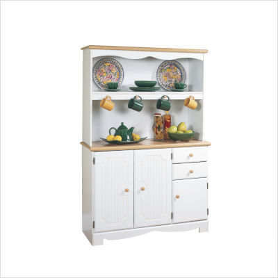 Creative interiors hutch for buffet